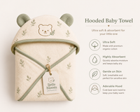 Hooded Baby Towel - BubbleSoft Luxury Baby Clothing