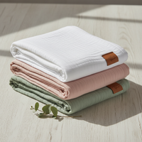 Featherlight Muslin Swaddle Set – Pack of 3 - BubbleSoft Luxury Baby Clothing
